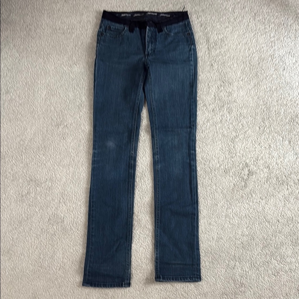 Lanvine Classic Blue Straight Leg Jeans 26